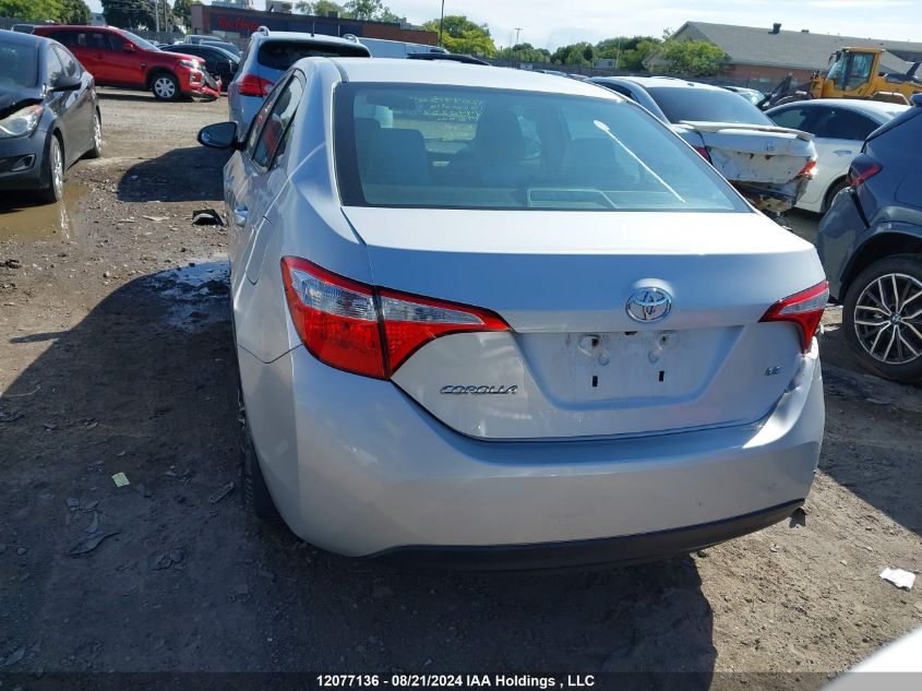 2015 Toyota Corolla L/Le/Le Pls/Prm/S/S Pls VIN: 2T1BURHE1FC446237 Lot: 12077136