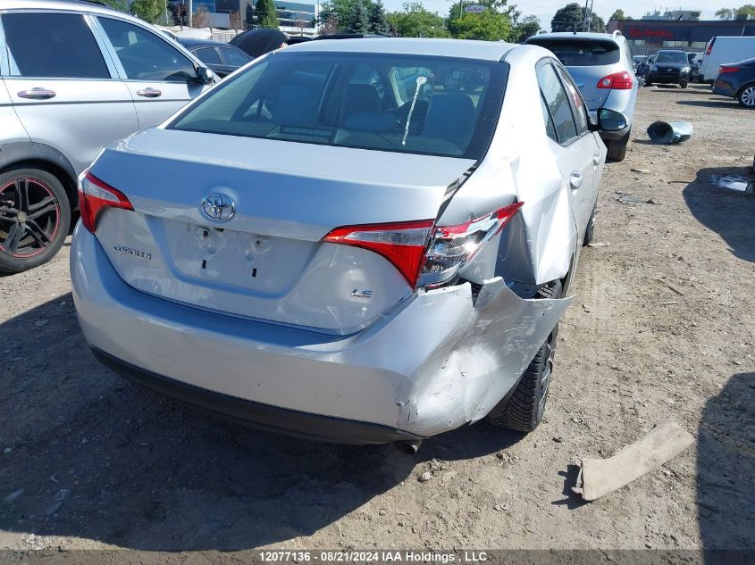 2015 Toyota Corolla L/Le/Le Pls/Prm/S/S Pls VIN: 2T1BURHE1FC446237 Lot: 12077136