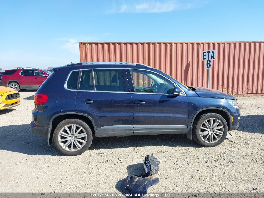 2015 Volkswagen Tiguan VIN: WVGJV7AX9FW557744 Lot: 12077174
