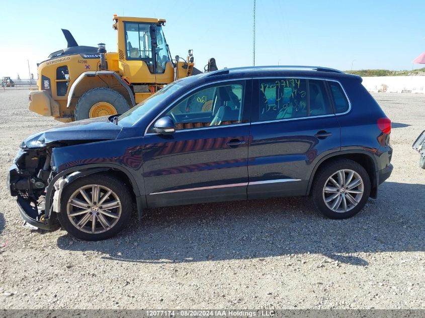 2015 Volkswagen Tiguan VIN: WVGJV7AX9FW557744 Lot: 12077174