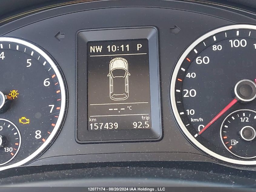 2015 Volkswagen Tiguan VIN: WVGJV7AX9FW557744 Lot: 12077174