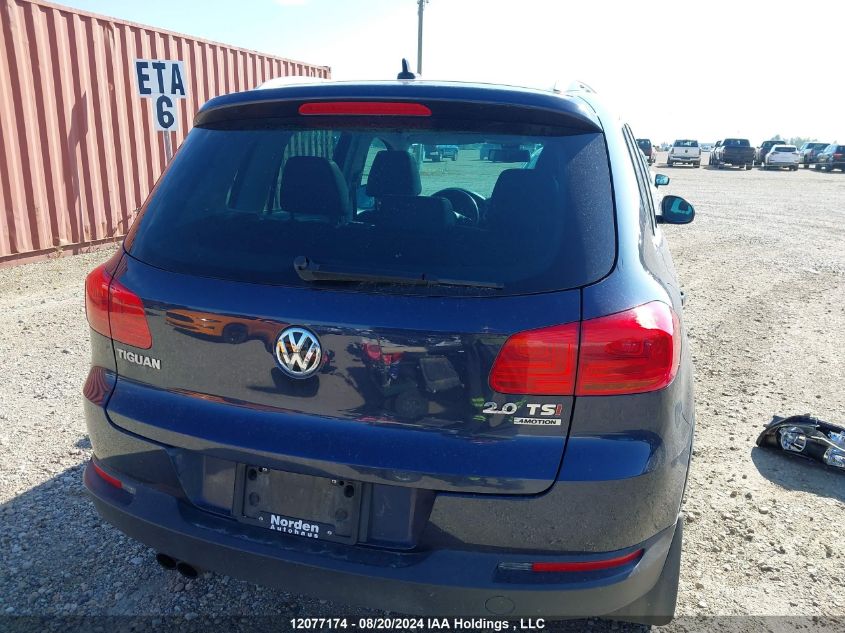 2015 Volkswagen Tiguan VIN: WVGJV7AX9FW557744 Lot: 12077174