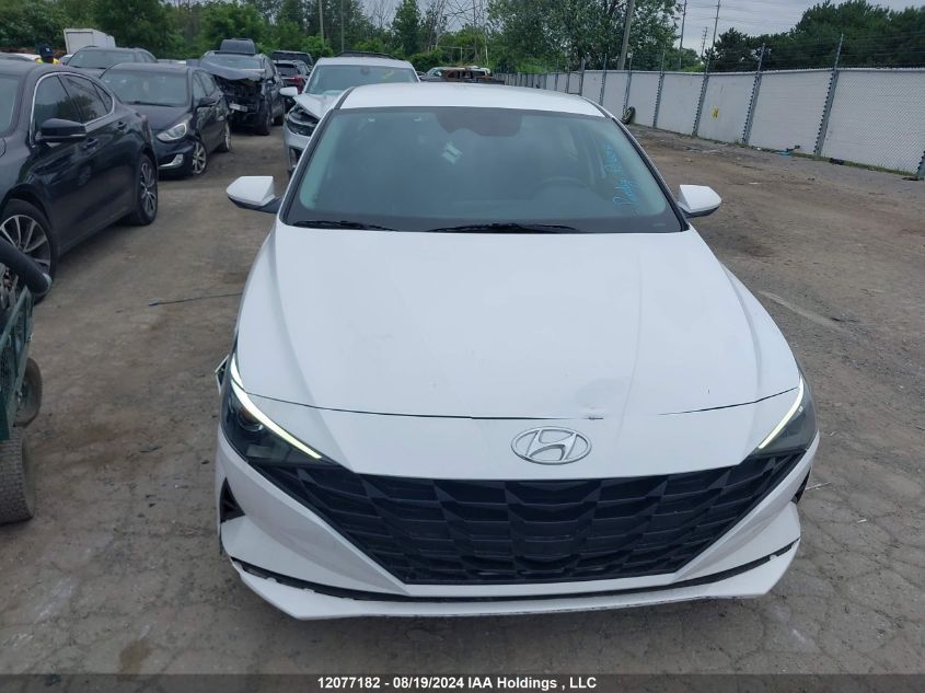2021 Hyundai Elantra Sel VIN: KMHLM4AGXMU191408 Lot: 12077182