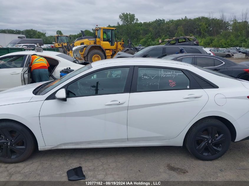 2021 Hyundai Elantra Sel VIN: KMHLM4AGXMU191408 Lot: 12077182