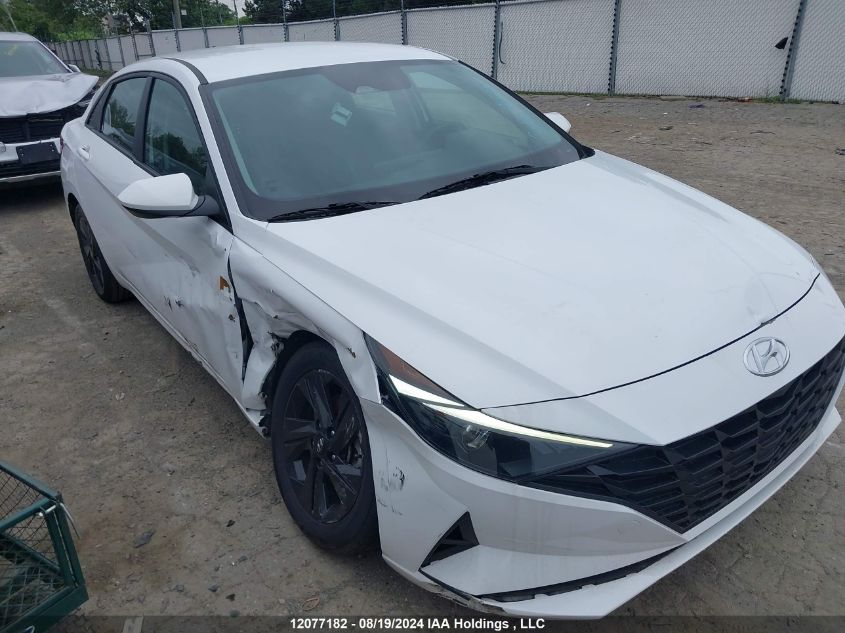 2021 Hyundai Elantra Sel VIN: KMHLM4AGXMU191408 Lot: 12077182