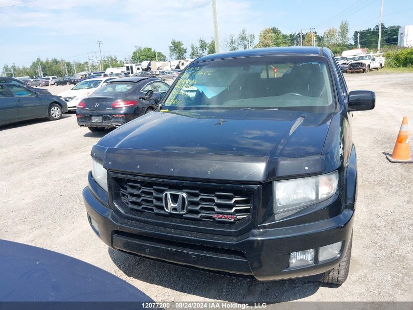 2012 Honda Ridgeline Sport VIN: 5FPYK1F73CB552001 Lot: 12077200