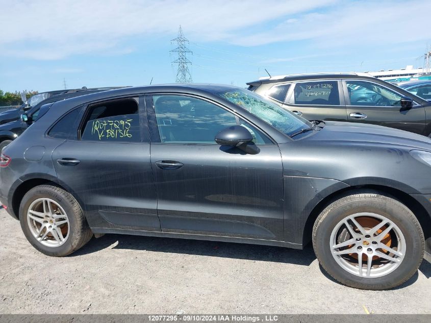 2017 Porsche Macan VIN: WP1AA2A58HLB81316 Lot: 12077295