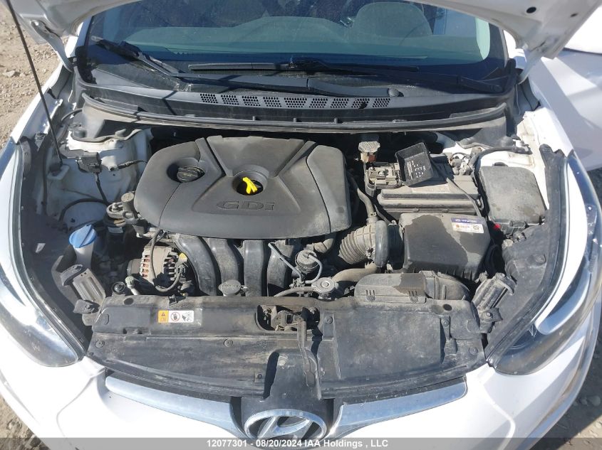 2016 Hyundai Elantra Se/Sport/Limited VIN: KMHDH4AH1GU514136 Lot: 12077301