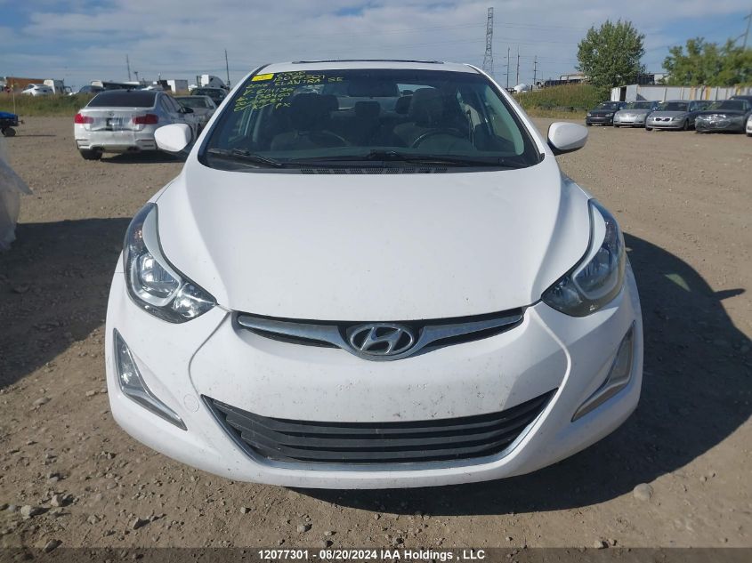 2016 Hyundai Elantra Se/Sport/Limited VIN: KMHDH4AH1GU514136 Lot: 12077301