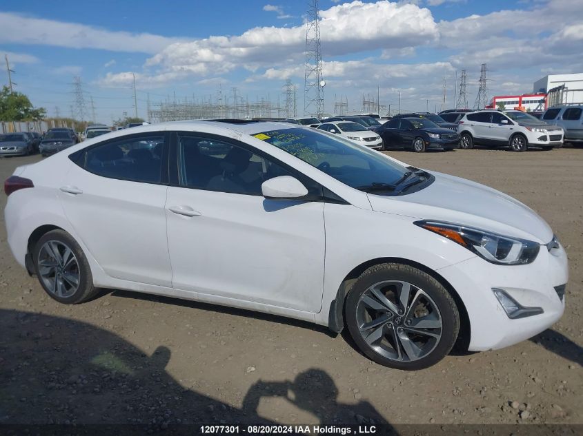 2016 Hyundai Elantra Se/Sport/Limited VIN: KMHDH4AH1GU514136 Lot: 12077301