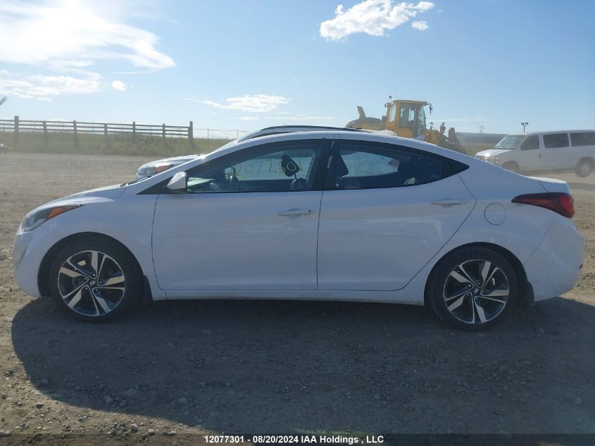 2016 Hyundai Elantra Se/Sport/Limited VIN: KMHDH4AH1GU514136 Lot: 12077301