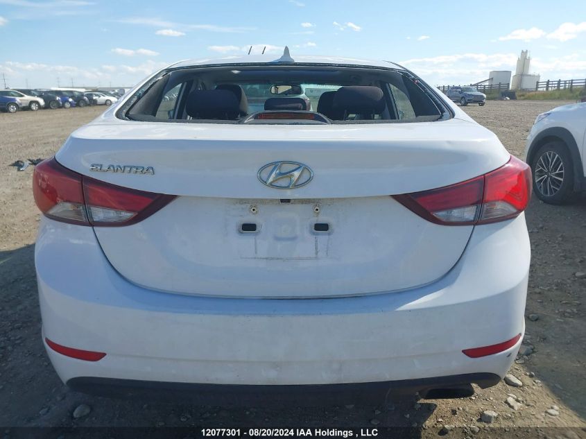 2016 Hyundai Elantra Se/Sport/Limited VIN: KMHDH4AH1GU514136 Lot: 12077301