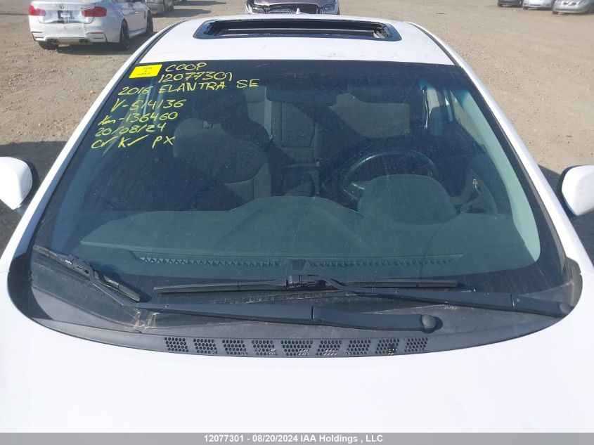 2016 Hyundai Elantra Se/Sport/Limited VIN: KMHDH4AH1GU514136 Lot: 12077301