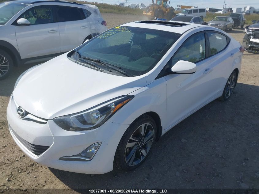 2016 Hyundai Elantra Se/Sport/Limited VIN: KMHDH4AH1GU514136 Lot: 12077301