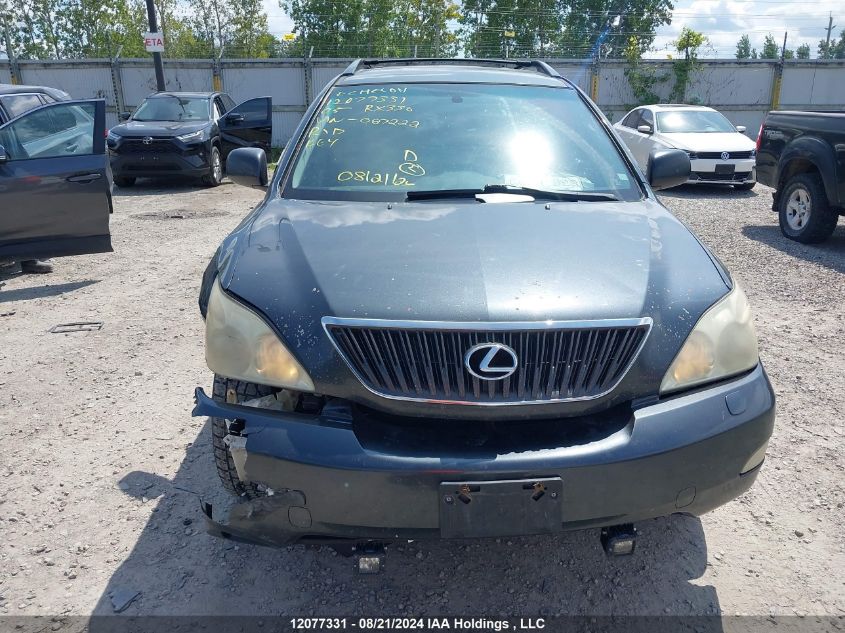 2005 Lexus Rx 330 VIN: JTJHA31U150087222 Lot: 12077331