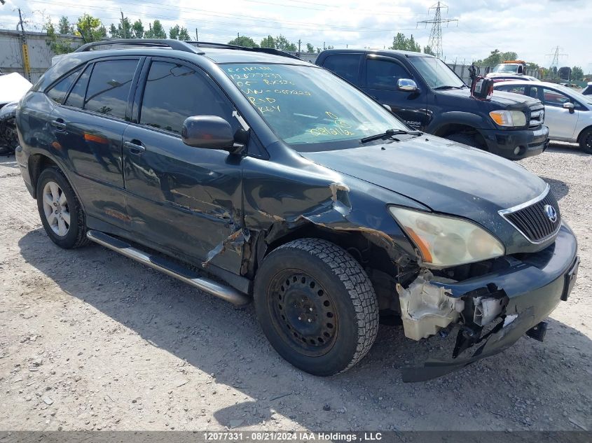 2005 Lexus Rx 330 VIN: JTJHA31U150087222 Lot: 12077331