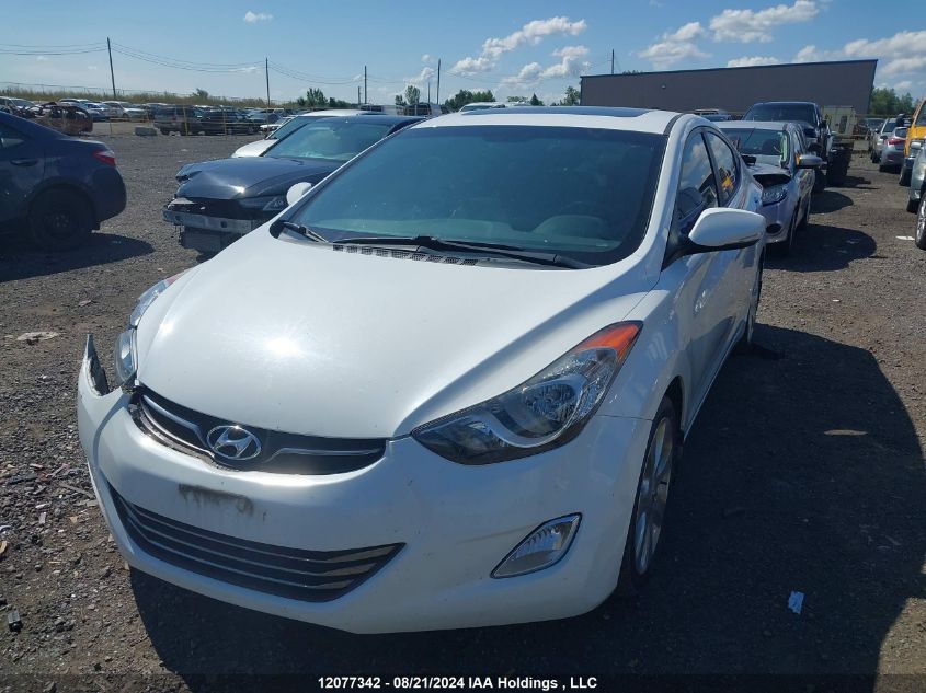 2013 Hyundai Elantra Limited VIN: 5NPDH4AE8DH448992 Lot: 12077342