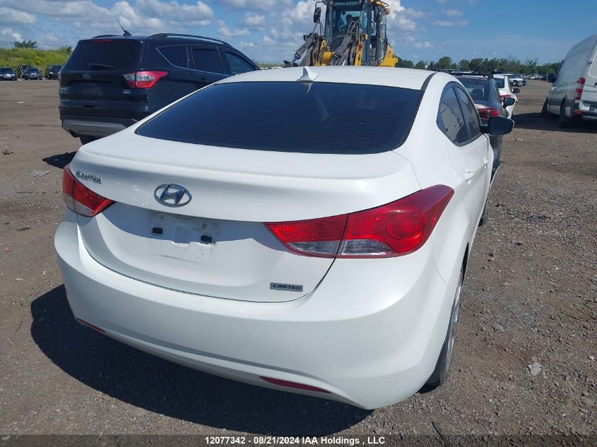 2013 Hyundai Elantra Limited VIN: 5NPDH4AE8DH448992 Lot: 12077342