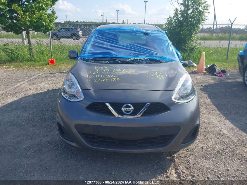 2016 Nissan Micra VIN: 3N1CK3CP1GL266483 Lot: 12077366