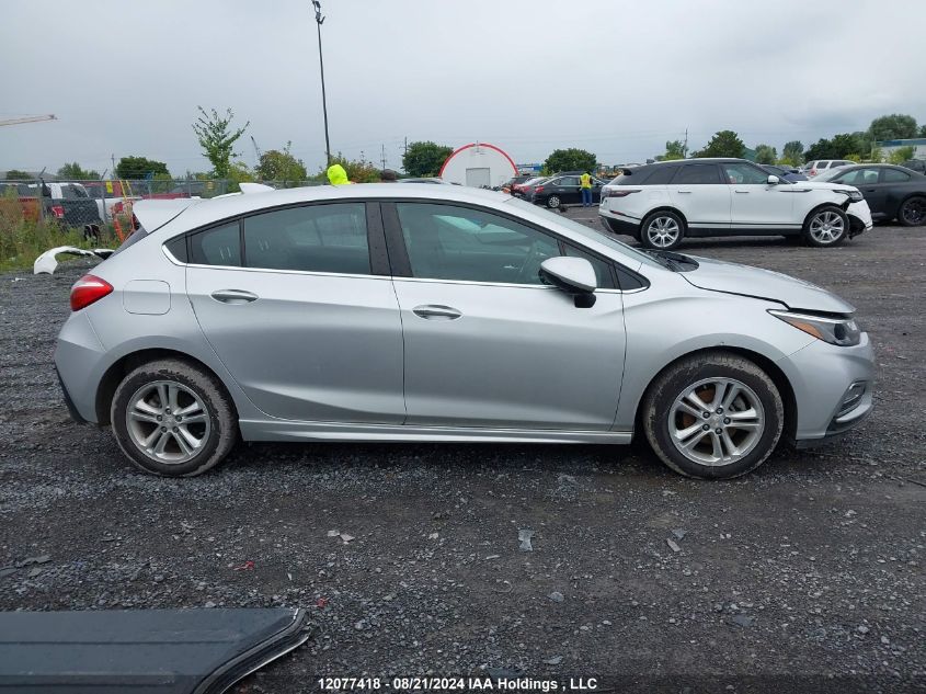 2018 Chevrolet Cruze Lt VIN: 3G1BE6SM9JS653684 Lot: 12077418