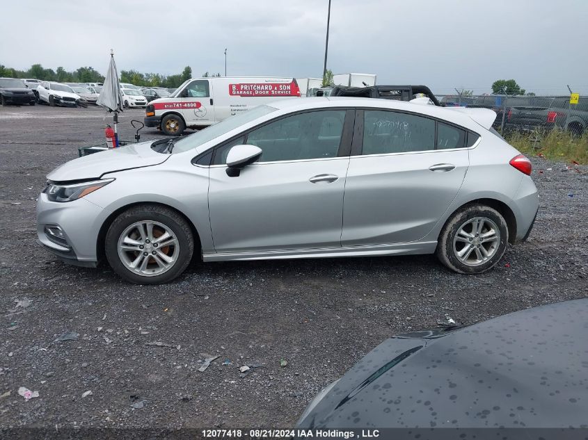 2018 Chevrolet Cruze Lt VIN: 3G1BE6SM9JS653684 Lot: 12077418