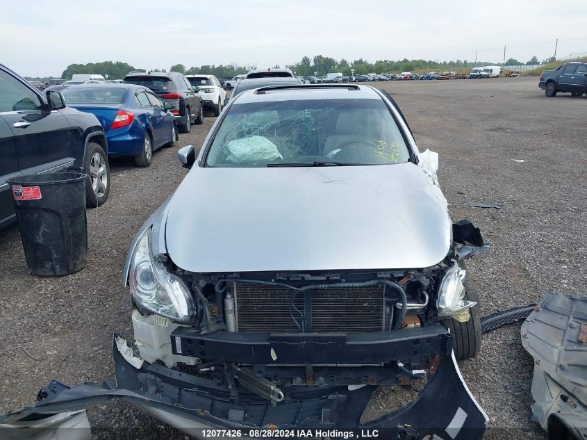 2010 Infiniti G37X VIN: JN1CV6AR6AM455205 Lot: 12077426