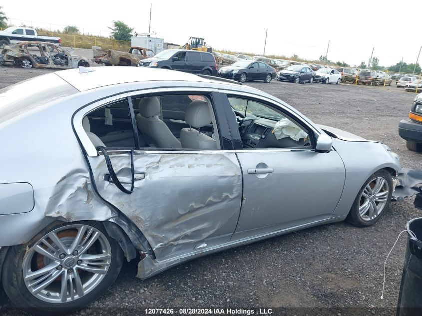 2010 Infiniti G37X VIN: JN1CV6AR6AM455205 Lot: 12077426