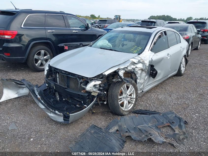 2010 Infiniti G37X VIN: JN1CV6AR6AM455205 Lot: 12077426