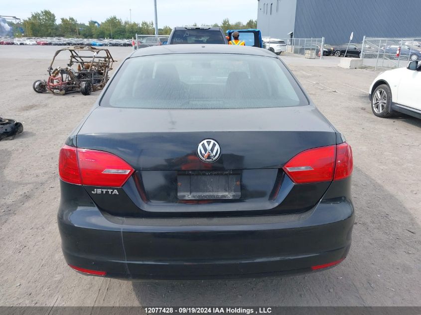 2013 Volkswagen Jetta Sedan VIN: 3VW2K7AJ6DM304176 Lot: 12077428