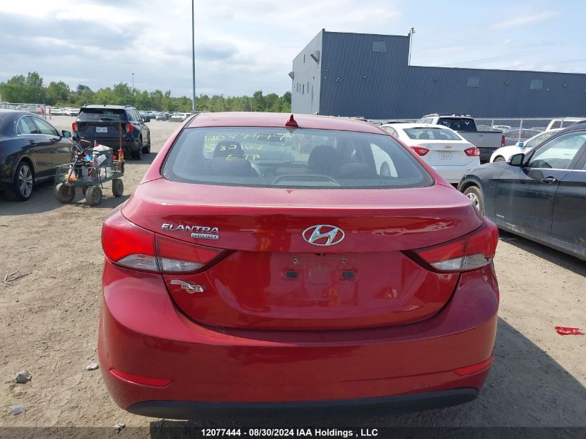 2016 Hyundai Elantra Sport Appearance VIN: KMHDH4AE7GU582107 Lot: 12077444