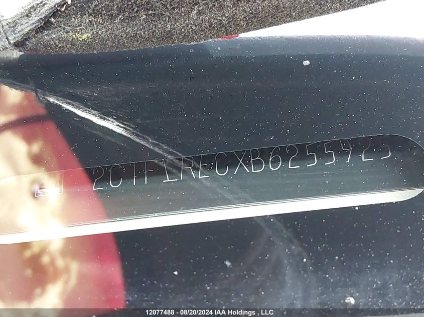 2011 GMC Terrain Sle VIN: 2CTFLRECXB6255925 Lot: 12077488