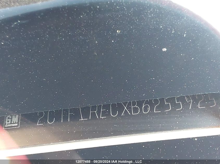 2011 GMC Terrain Sle VIN: 2CTFLRECXB6255925 Lot: 12077488