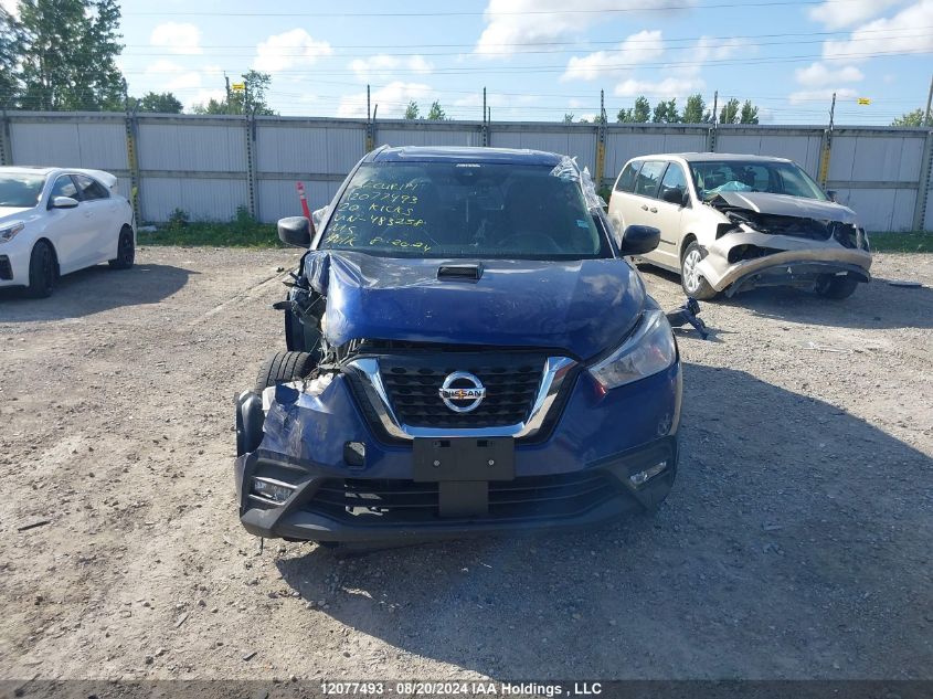 3N1CP5BV6LL483258 2020 Nissan Kicks S