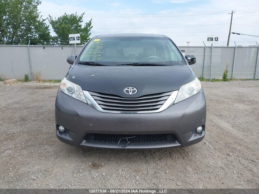 2012 Toyota Sienna Xle/Limited VIN: 5TDDK3DC2CS037022 Lot: 12077538