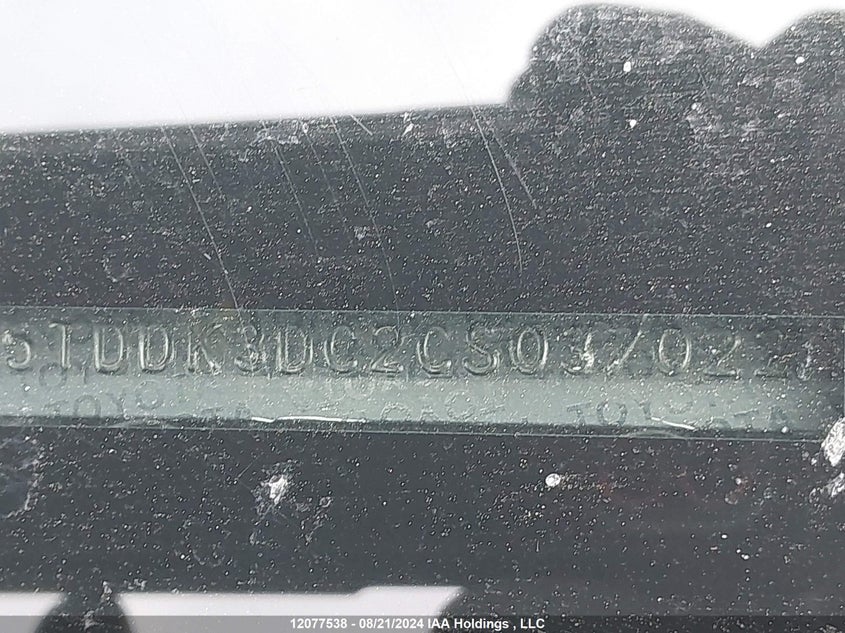 2012 Toyota Sienna Xle/Limited VIN: 5TDDK3DC2CS037022 Lot: 12077538