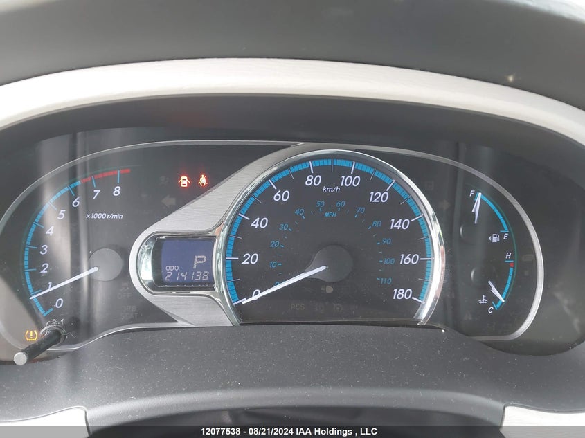 2012 Toyota Sienna Xle/Limited VIN: 5TDDK3DC2CS037022 Lot: 12077538