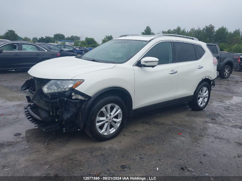 2016 Nissan Rogue VIN: 5N1AT2MV8GC854994 Lot: 12077550