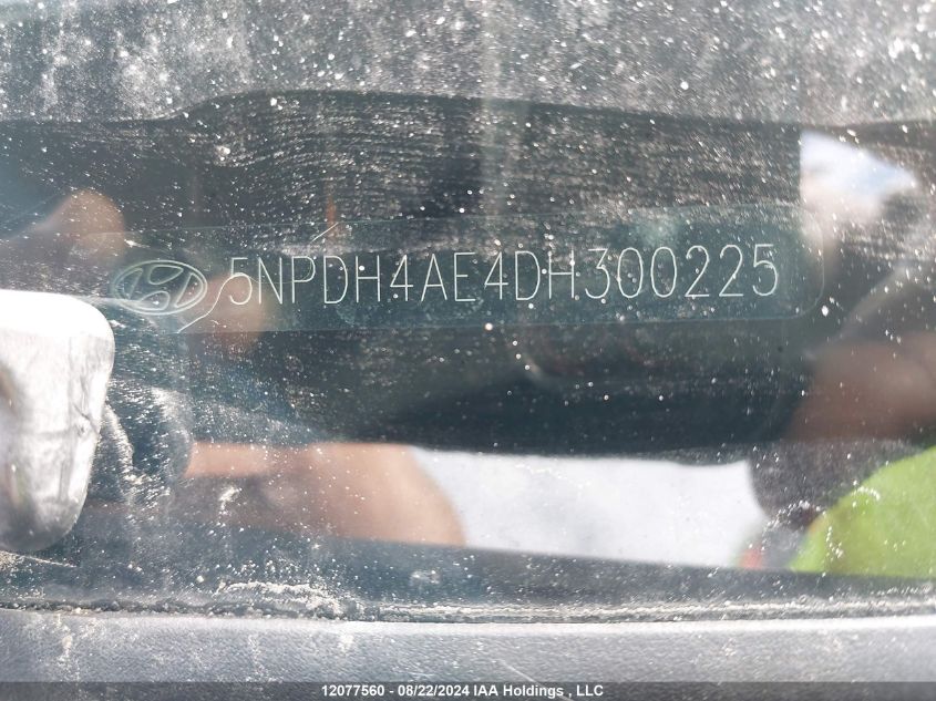 2013 Hyundai Elantra L VIN: 5NPDH4AE4DH300225 Lot: 12077560