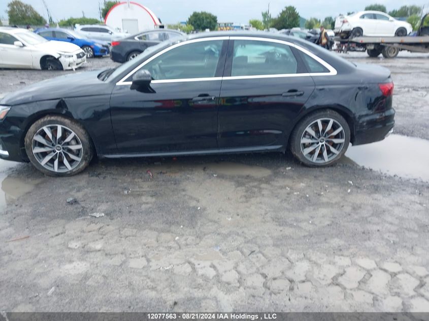 2024 Audi A4 Komfort 45 VIN: WAUAAAF47RN005601 Lot: 12077563