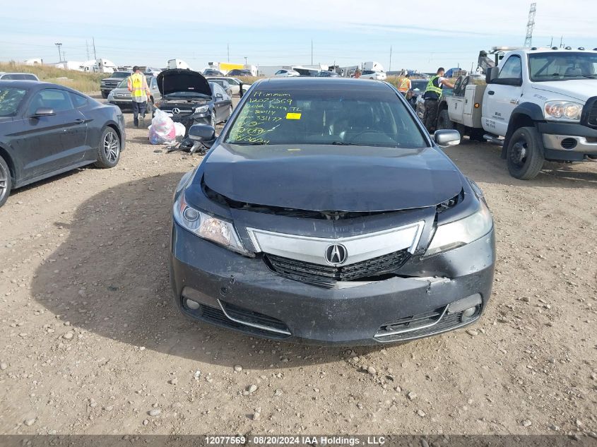 2012 Acura Tl VIN: 19UUA8F53CA800114 Lot: 12077569