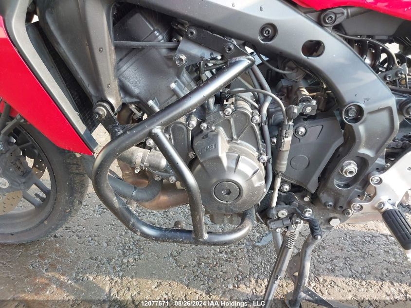 2021 Yamaha Mtt09 Gt VIN: JYARN74N9MA000341 Lot: 12077571