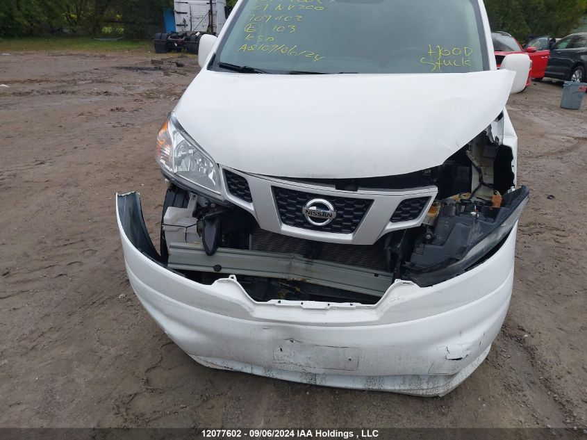 2021 Nissan Nv200 2.5S/2.5Sv VIN: 3N6CM0KN5MK709402 Lot: 12077602