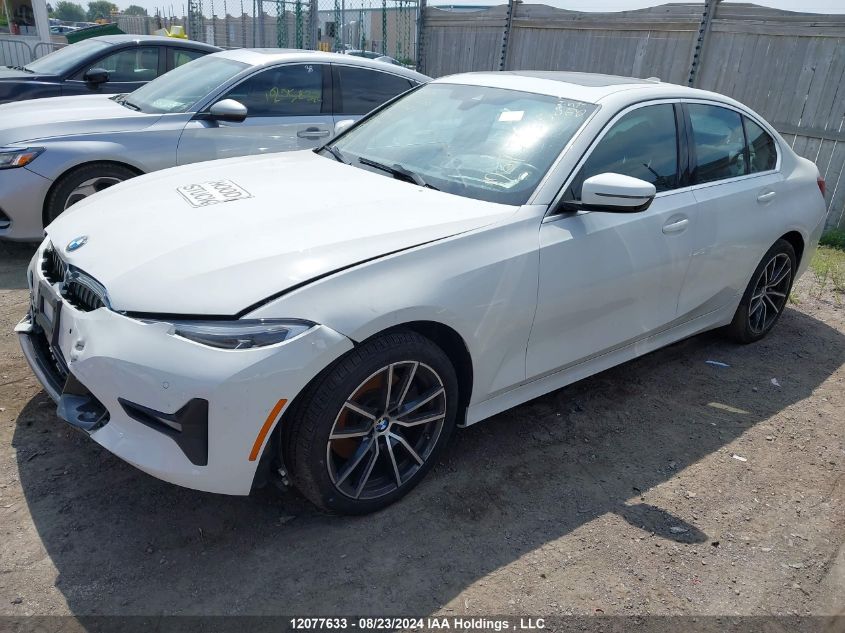 2022 BMW 3 Series VIN: 3MW5R7J02N8C35271 Lot: 12077633