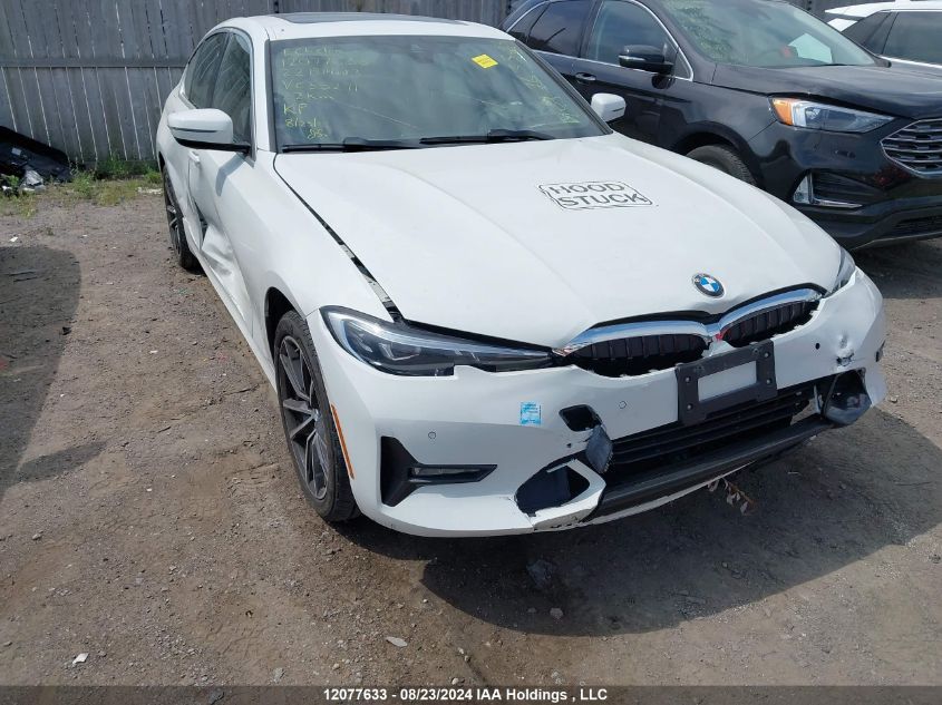 2022 BMW 3 Series VIN: 3MW5R7J02N8C35271 Lot: 12077633