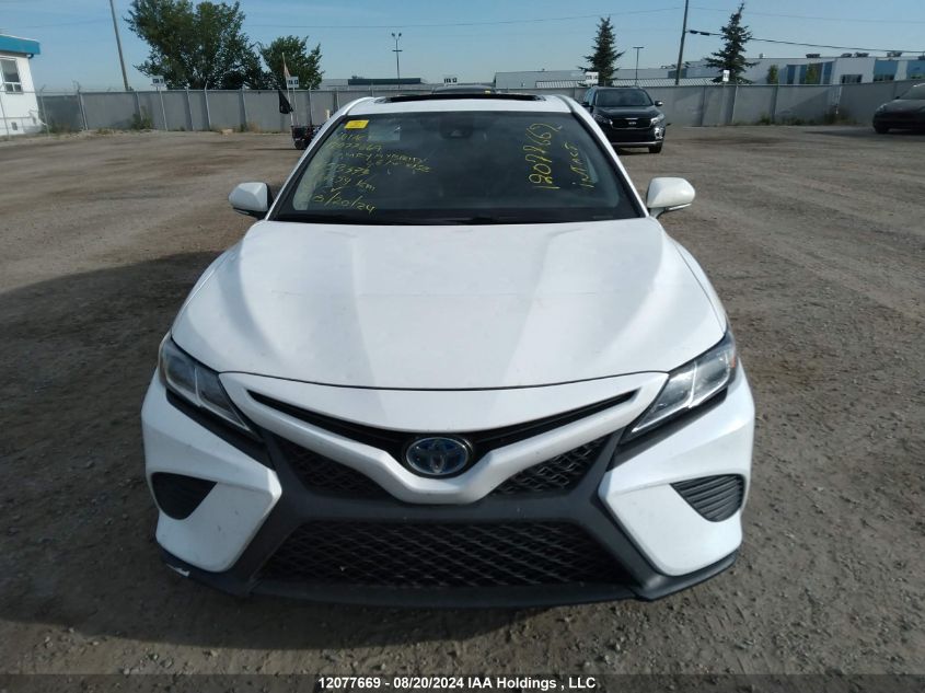 2019 Toyota Camry Hybrid/Le/Xle/Se VIN: 4T1B21HK8KU513373 Lot: 12077669