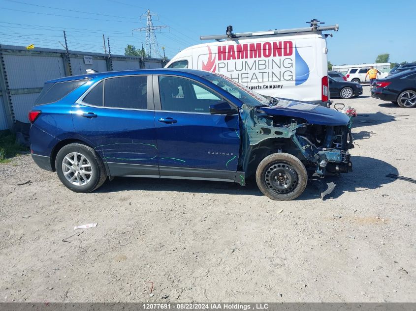 2022 Chevrolet Equinox VIN: 2GNAXUEV2N6107262 Lot: 12077691