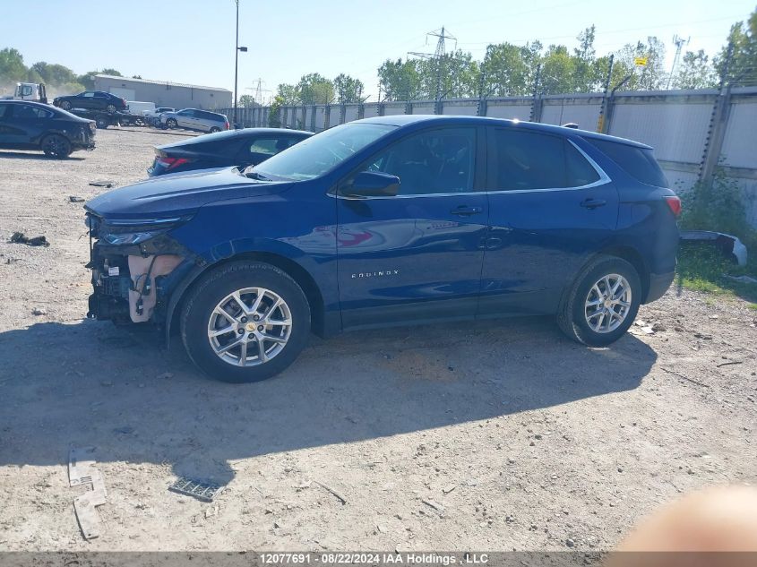 2022 Chevrolet Equinox VIN: 2GNAXUEV2N6107262 Lot: 12077691