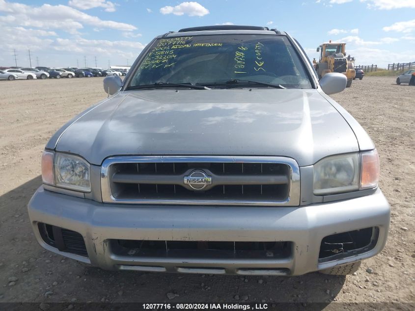 2001 Nissan Pathfinder Le/Se/Xe VIN: JN8DR07Y01W518115 Lot: 12077716