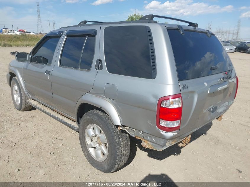 2001 Nissan Pathfinder Le/Se/Xe VIN: JN8DR07Y01W518115 Lot: 12077716