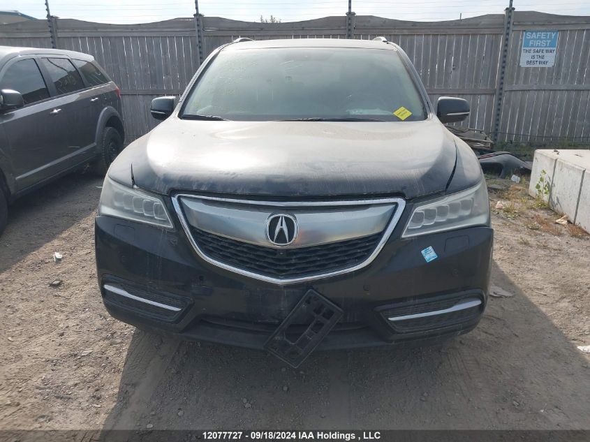 2014 Acura Mdx VIN: 5FRYD4H88EB503078 Lot: 12077727